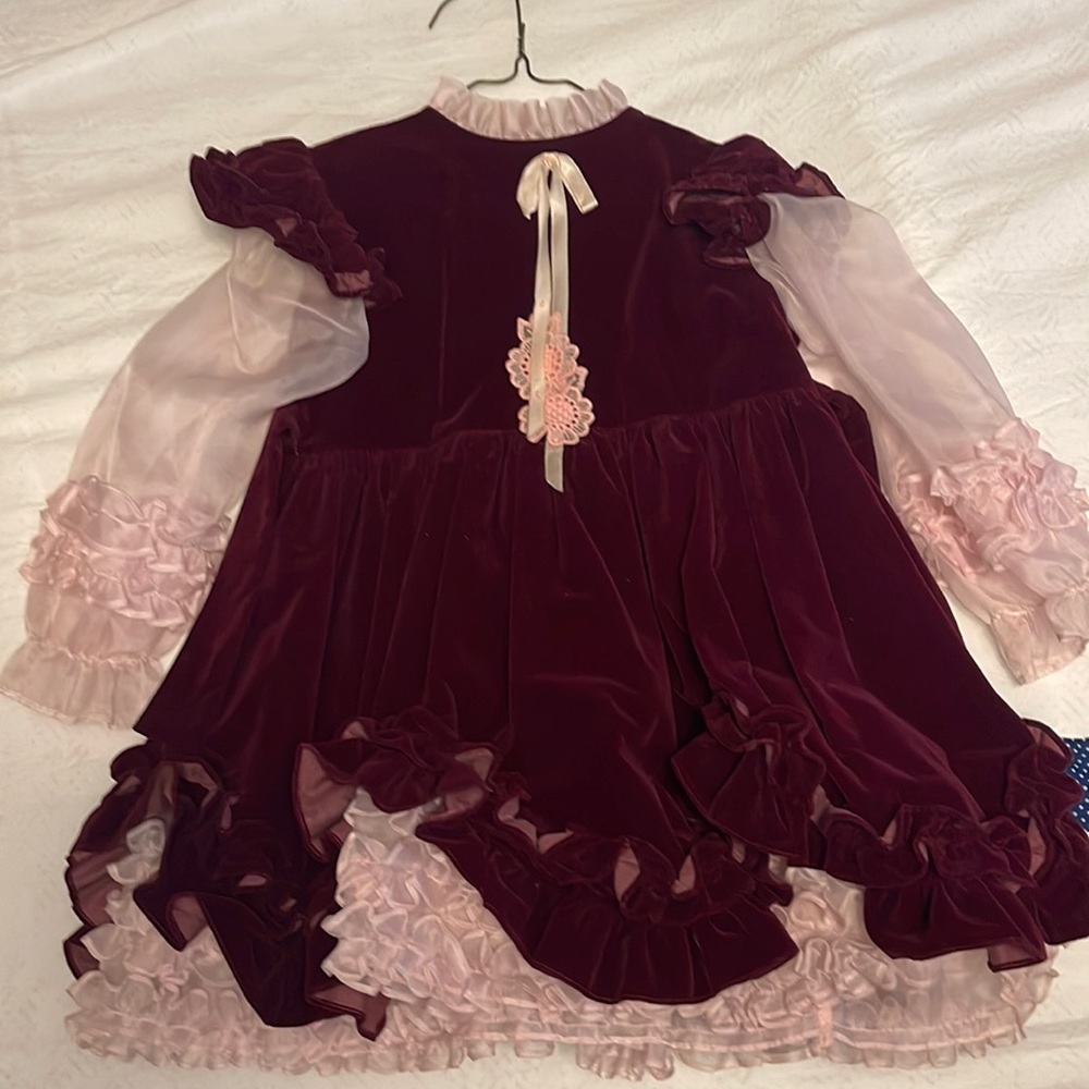 Vintage Martha miniature velvet and organza size 5